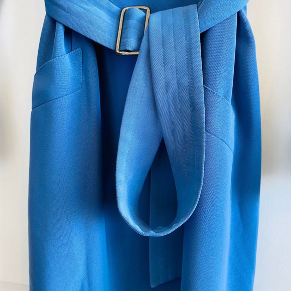 LIZ CLAIBORNE | Business Chic | Petite Long Sleeve + Belted Dress - Picture 7 of 7